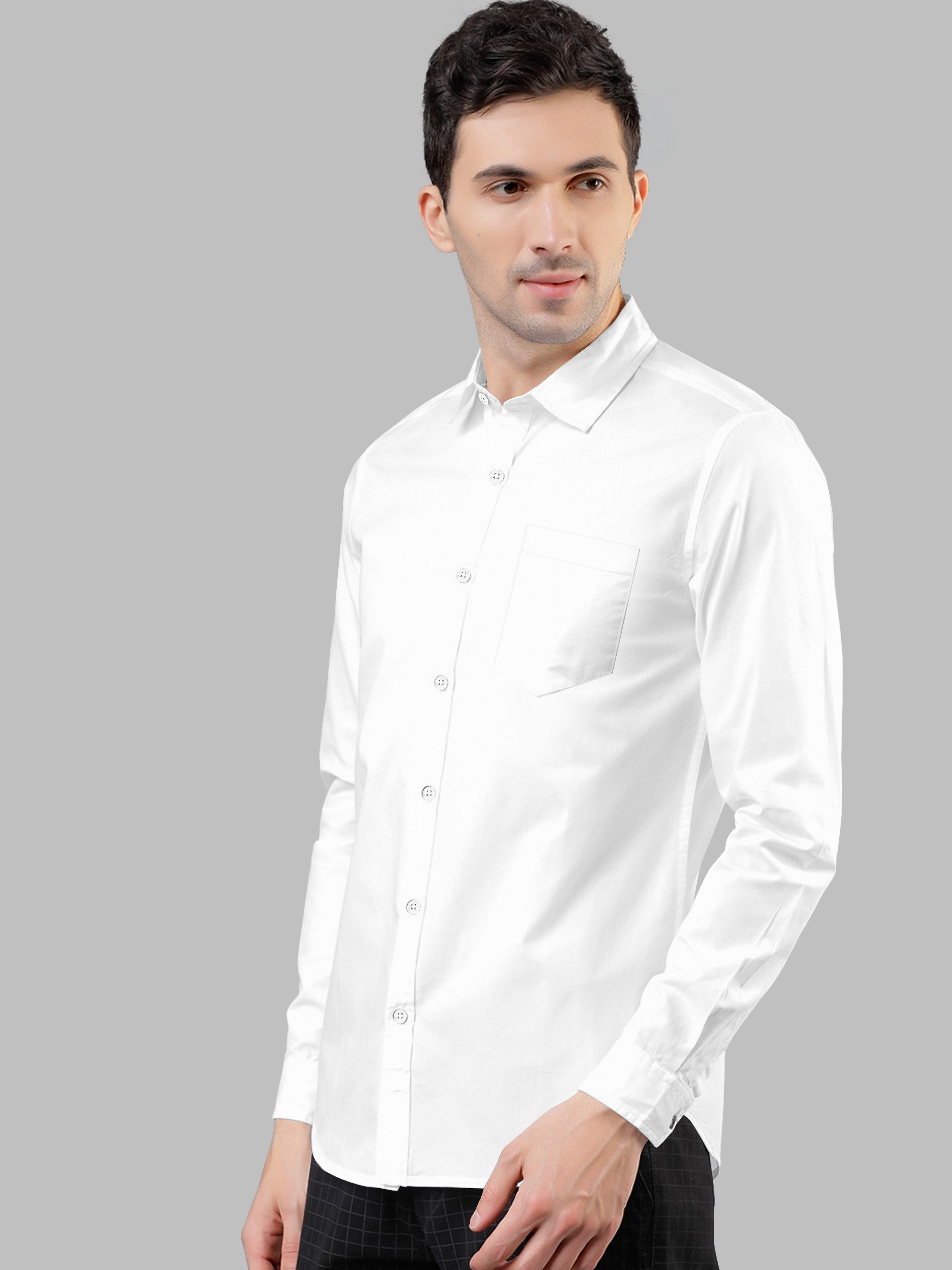 White formal shirt